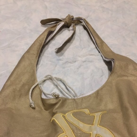 Classy in Gold Victoria's Secret Shoulder Bag - Picture 7 of 9